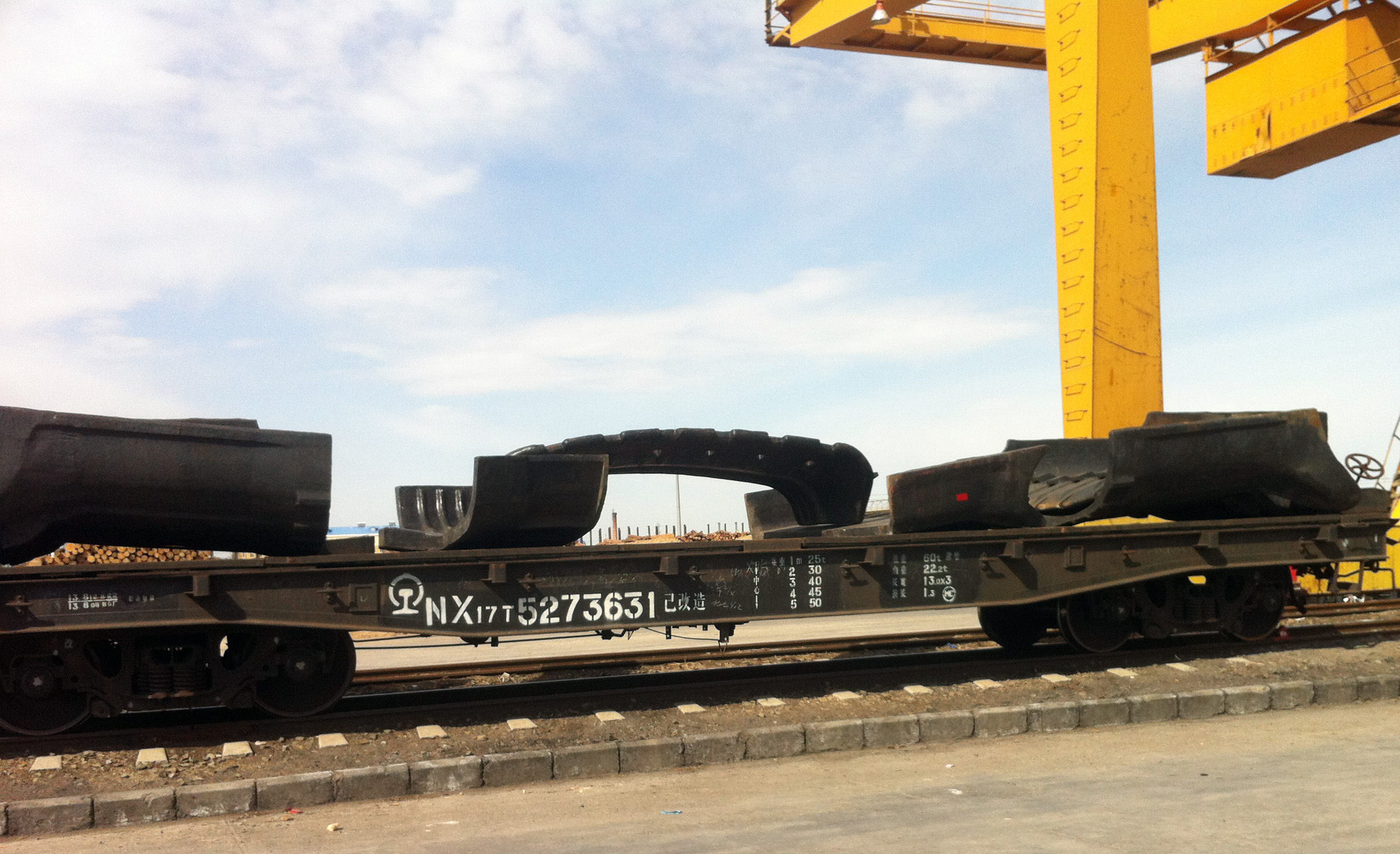 高锰钢产品铁路运输